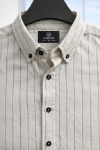Sand White Pinstripe