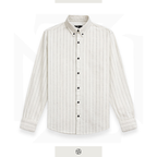 Sand White Pinstripe