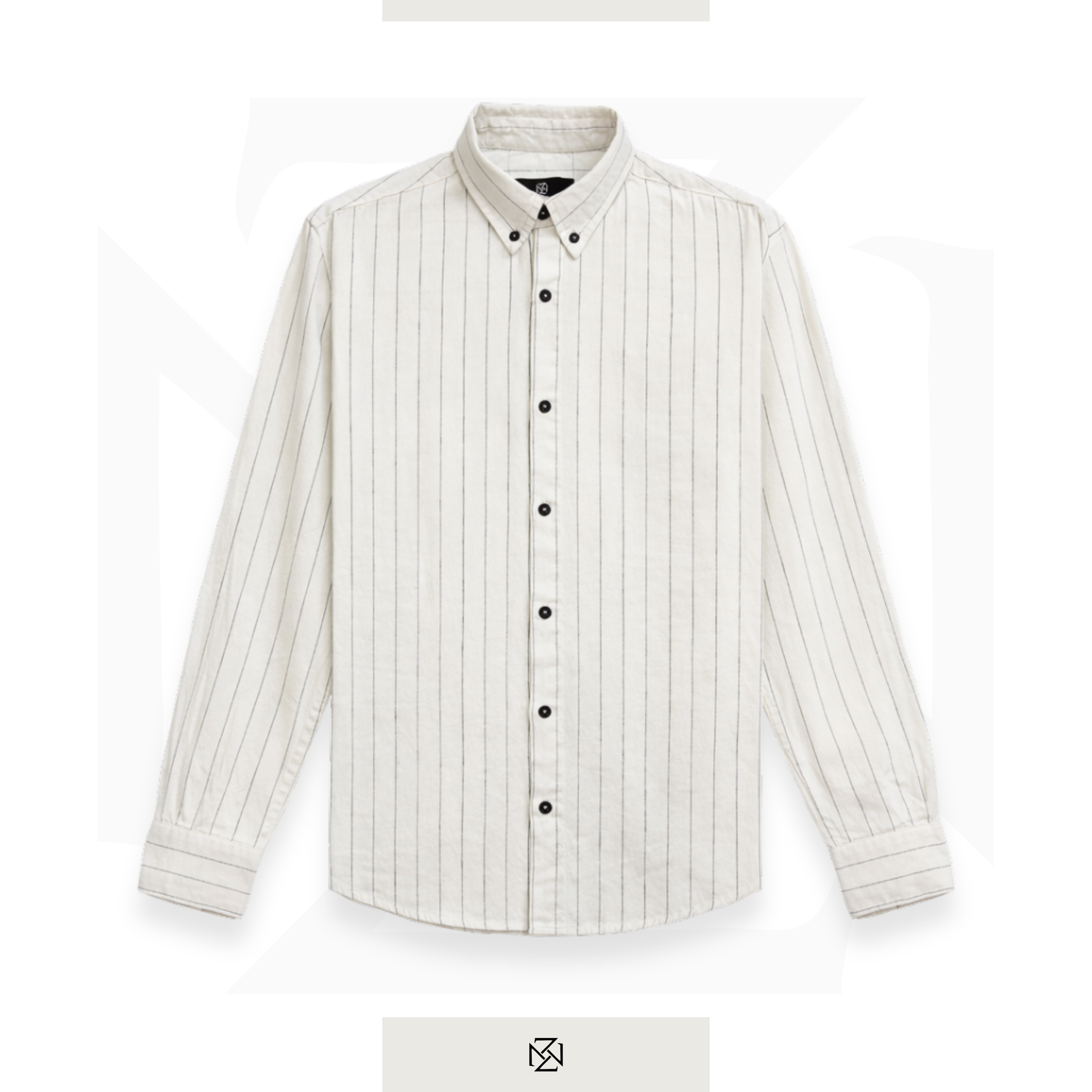 Sand White Pinstripe