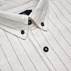 Sand White Pinstripe